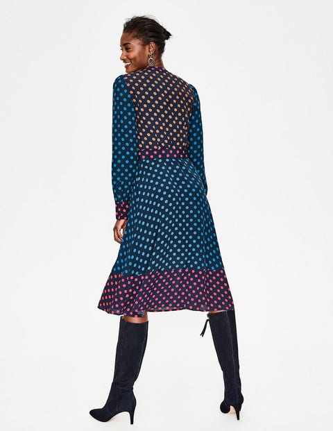 Eva Dress - Drummer Blue, Regular Spot Eva Dress - Drummer Blue, Regular Spot