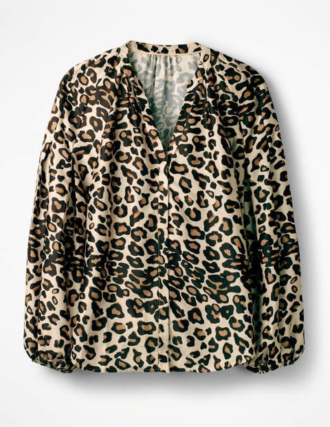 Harriet Blouse - Oatmeal, Wild Cat Harriet Blouse - Oatmeal, Wild Cat