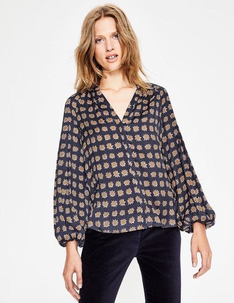 Harriet Bluse - Navy, Pow Harriet Bluse - Navy, Pow