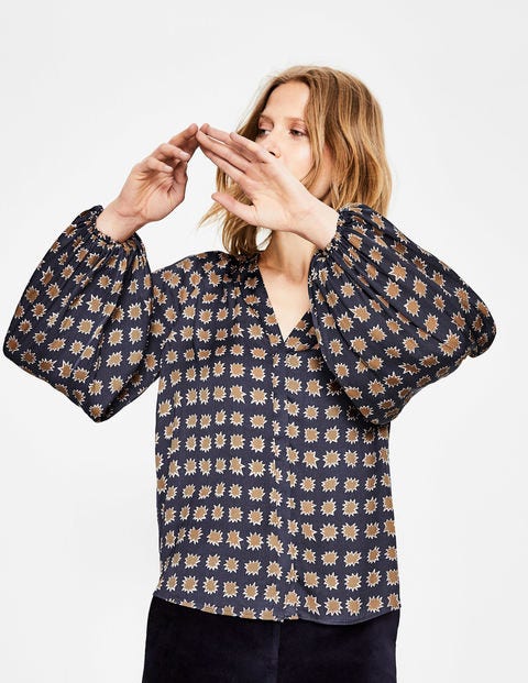 Harriet Bluse - Navy, Pow Harriet Bluse - Navy, Pow