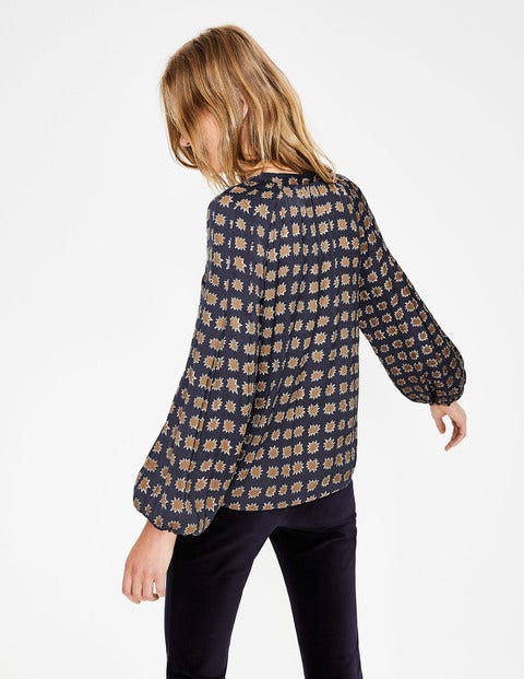 Harriet Bluse - Navy, Pow Harriet Bluse - Navy, Pow