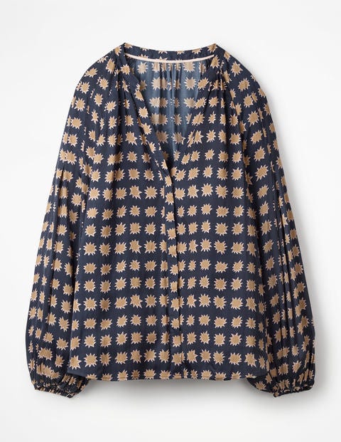 Harriet Bluse - Navy, Pow Harriet Bluse - Navy, Pow
