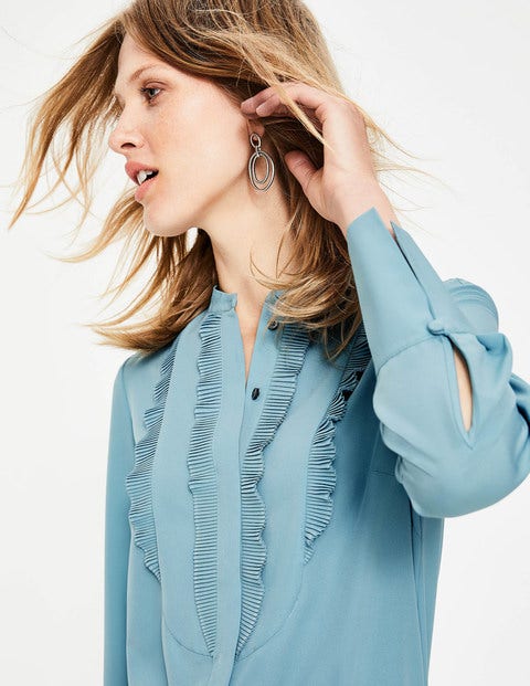 Macie Blouse - Heritage Blue Macie Blouse - Heritage Blue