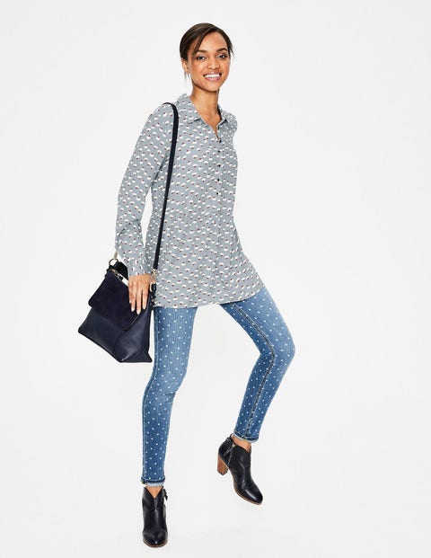 Drop Hem Blouse - Breeze, Dandelion Bud Drop Hem Blouse - Breeze, Dandelion Bud