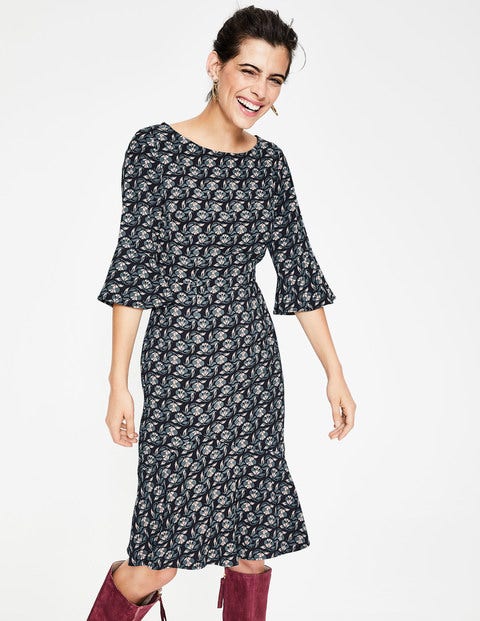 Flippy Pencil Dress - Stormy Night, Wallflower Flippy Pencil Dress - Stormy Night, Wallflower