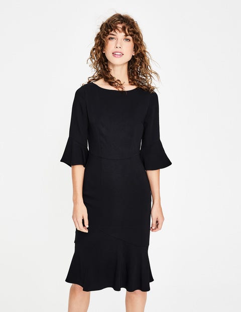 Flippy Pencil Dress - Black Flippy Pencil Dress - Black