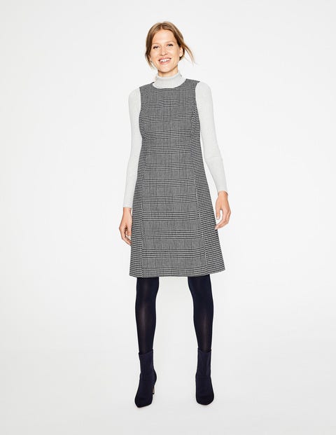 Rosie Tweed Dress - Navy and Ivory Prince of Wales Rosie Tweed Dress - Navy and Ivory Prince of Wales