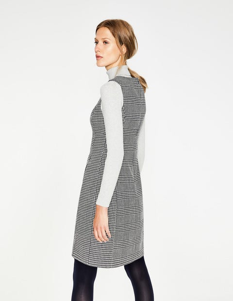 Rosie Tweed Dress - Navy and Ivory Prince of Wales Rosie Tweed Dress - Navy and Ivory Prince of Wales