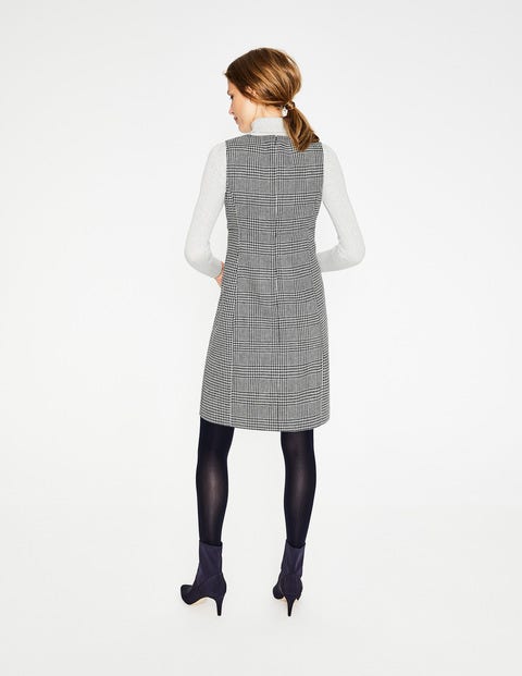Rosie Tweed Dress - Navy and Ivory Prince of Wales Rosie Tweed Dress - Navy and Ivory Prince of Wales