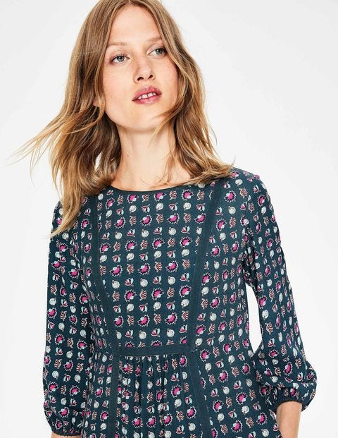 Robe Luna - Herbier couleur algues Robe Luna - Herbier couleur algues