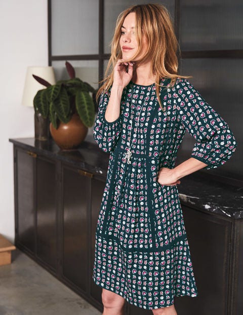 Luna Dress - Seaweed Flower Press Luna Dress - Seaweed Flower Press