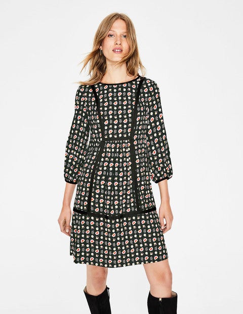 Robe Luna - Herbier noir Robe Luna - Herbier noir