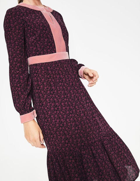 Annabelle Midi Dress - Burgundy, Vine Annabelle Midi Dress - Burgundy, Vine