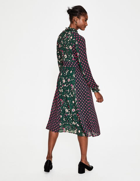 Cecilla Midi Dress - Chatsworth Green Bloom Cecilla Midi Dress - Chatsworth Green Bloom