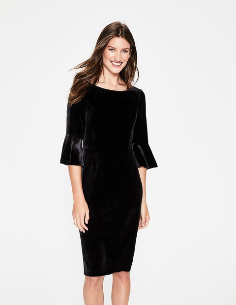 Aubrey Velvet Dress - Black Aubrey Velvet Dress - Black