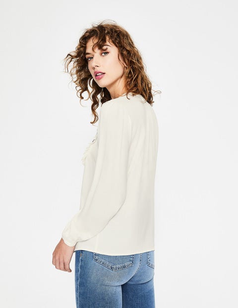 Polly Embroidered Top - Ivory Polly Embroidered Top - Ivory