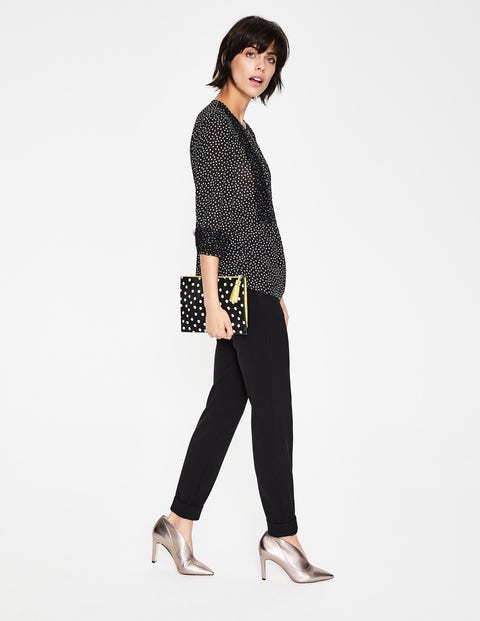 Cynthia Top - Black, Scattered Spot Cynthia Top - Black, Scattered Spot