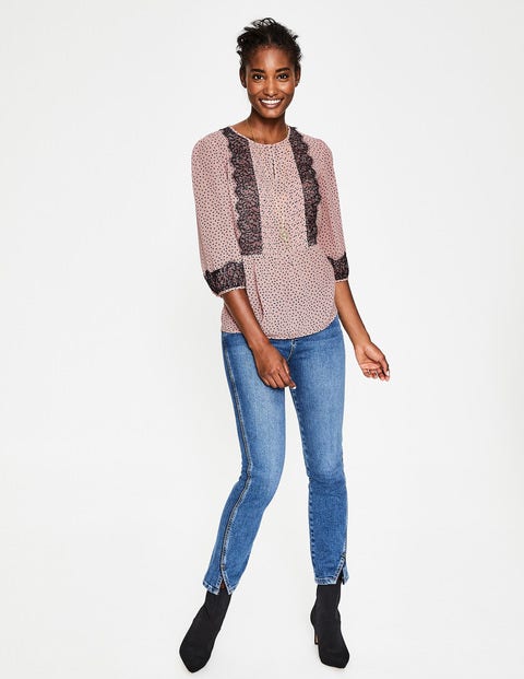 Cynthia Top - Milkshake, Scatter Spot Cynthia Top - Milkshake, Scatter Spot
