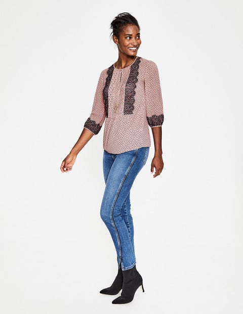 Cynthia Top - Milkshake, Scatter Spot Cynthia Top - Milkshake, Scatter Spot