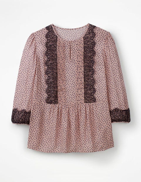 Cynthia Top - Milkshake, Scatter Spot Cynthia Top - Milkshake, Scatter Spot