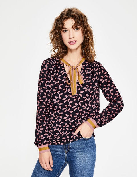Riley Blouse - Black, Trellis Riley Blouse - Black, Trellis