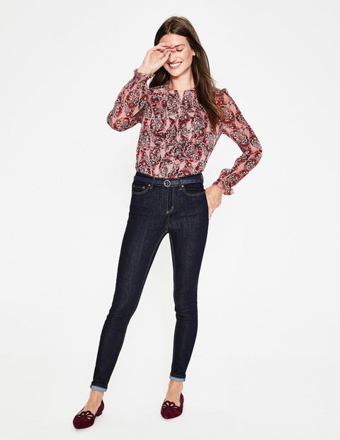 Amalie Blouse - Blush, Flourish Small Amalie Blouse - Blush, Flourish Small