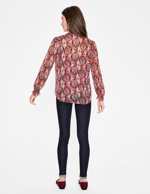 Amalie Blouse - Blush, Flourish Small Amalie Blouse - Blush, Flourish Small