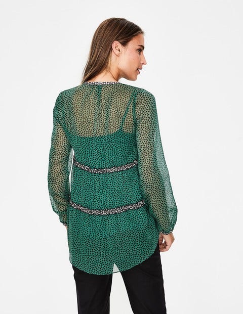 Talise Top - Amazon Green Petal Talise Top - Amazon Green Petal