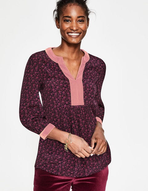 Annabelle Top - Burgundy Vine Annabelle Top - Burgundy Vine