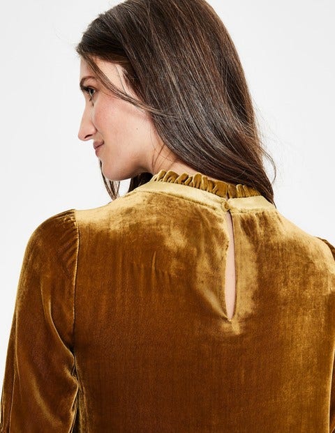 Adora Velvet Top - Trumpet Adora Velvet Top - Trumpet