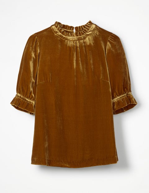 Adora Velvet Top - Trumpet Adora Velvet Top - Trumpet
