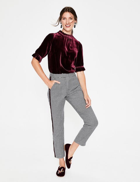 Adora Velvet Top - Mulled Wine Adora Velvet Top - Mulled Wine