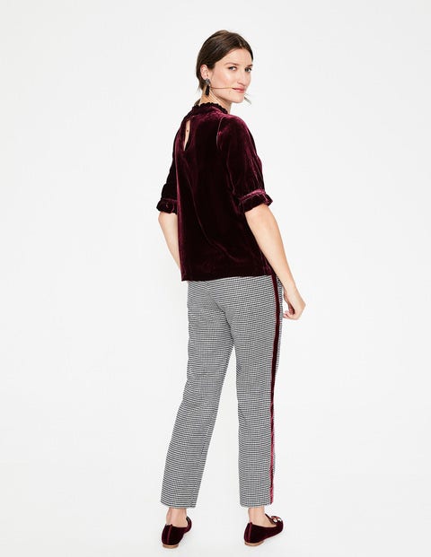 Adora Velvet Top - Mulled Wine Adora Velvet Top - Mulled Wine