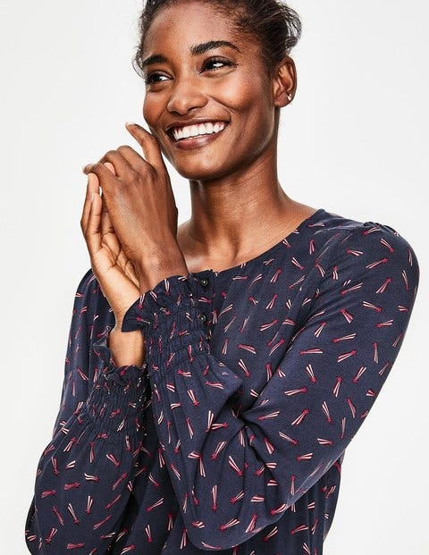 Kara Top - Navy, Star Beam Kara Top - Navy, Star Beam