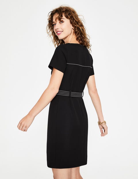 Anita Stitch Detail Dress - Black Anita Stitch Detail Dress - Black