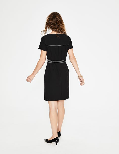 Anita Stitch Detail Dress - Black Anita Stitch Detail Dress - Black