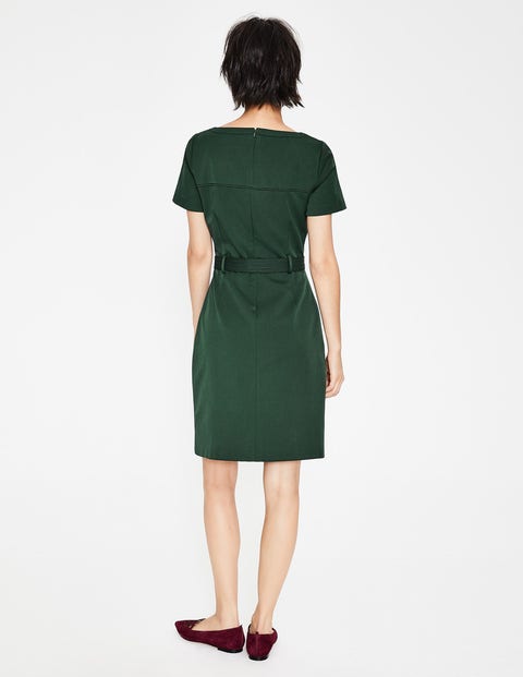 Anita Stitch Detail Dress - Chatsworth Green Anita Stitch Detail Dress - Chatsworth Green