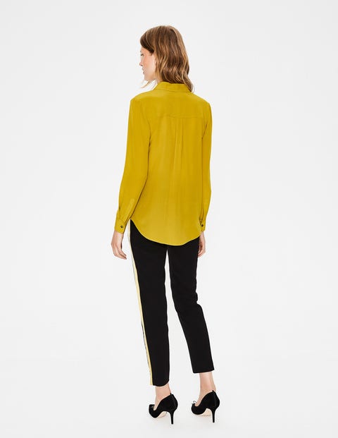 Silk Shirt - Hot Mustard Silk Shirt - Hot Mustard