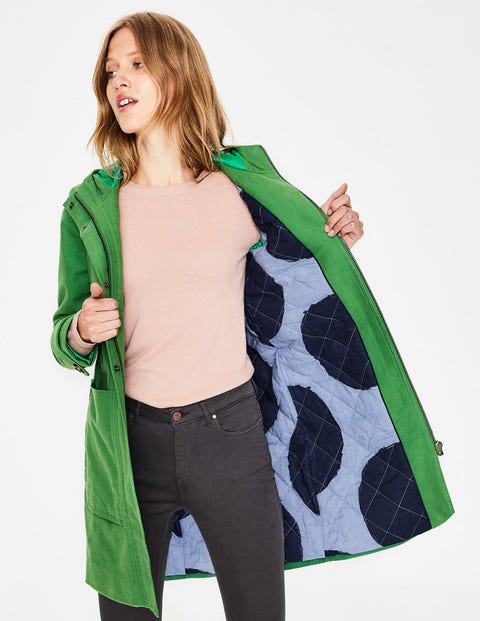 Duffle-Coat En Velours De Coton - Vert intense Duffle-Coat En Velours De Coton - Vert intense