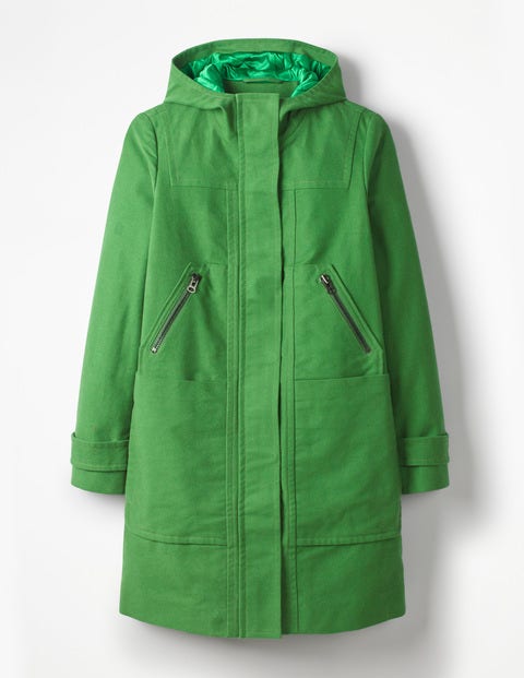 Duffle-Coat En Velours De Coton - Vert intense Duffle-Coat En Velours De Coton - Vert intense
