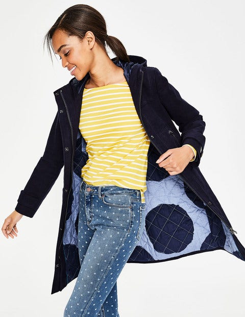 Moleskin Duffle Coat - Navy Moleskin Duffle Coat - Navy