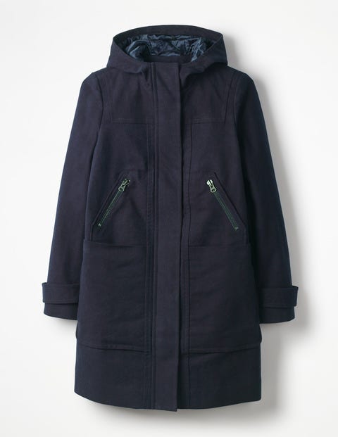 Moleskin Duffle Coat - Navy Moleskin Duffle Coat - Navy