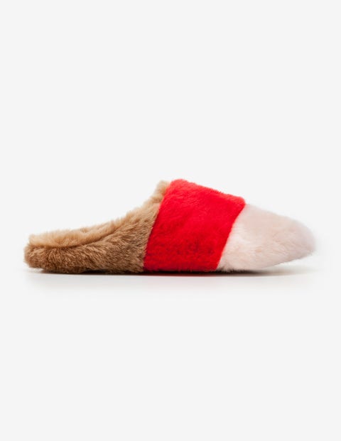 Slippers Colourblock - Milk-shake Slippers Colourblock - Milk-shake