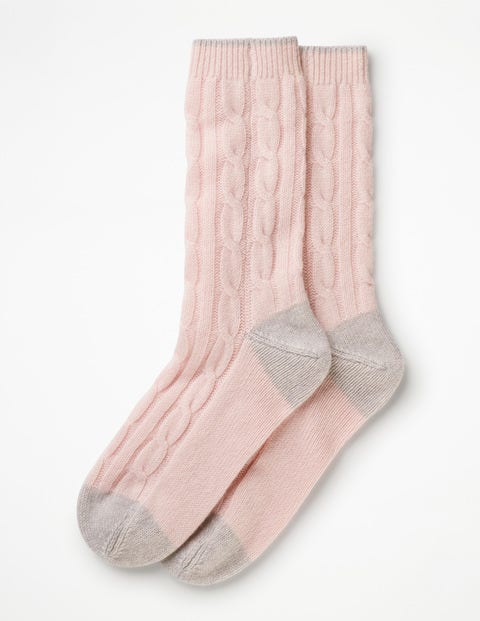 Cashmere Socks - Antique Pink Cashmere Socks - Antique Pink