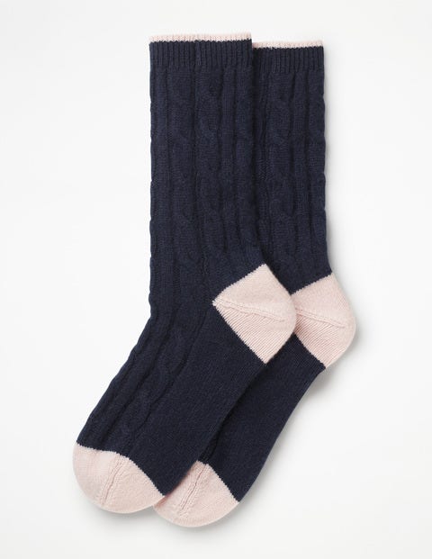 Cashmere Socks - Navy Cashmere Socks - Navy
