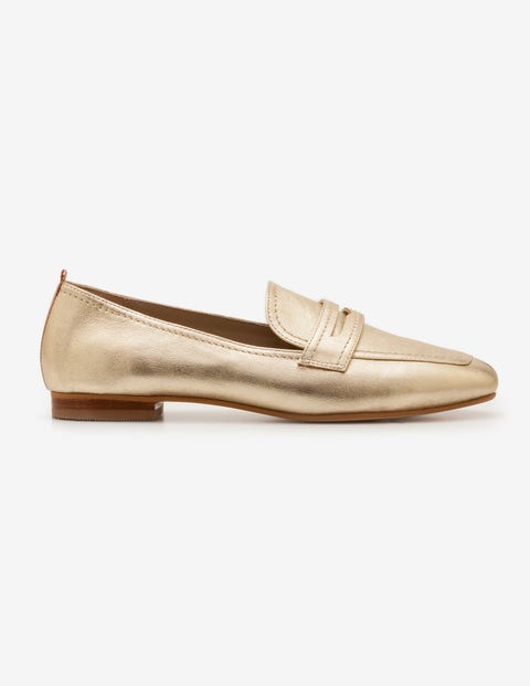 Georgina Loafers - Gold Metallic Georgina Loafers - Gold Metallic