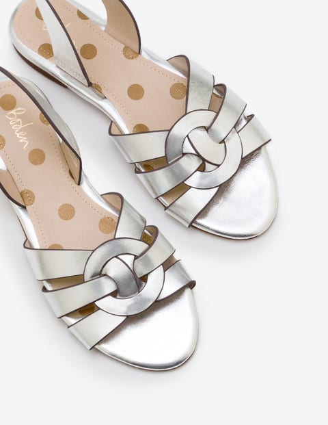 Adora Slingbacks - Silver Metallic Adora Slingbacks - Silver Metallic