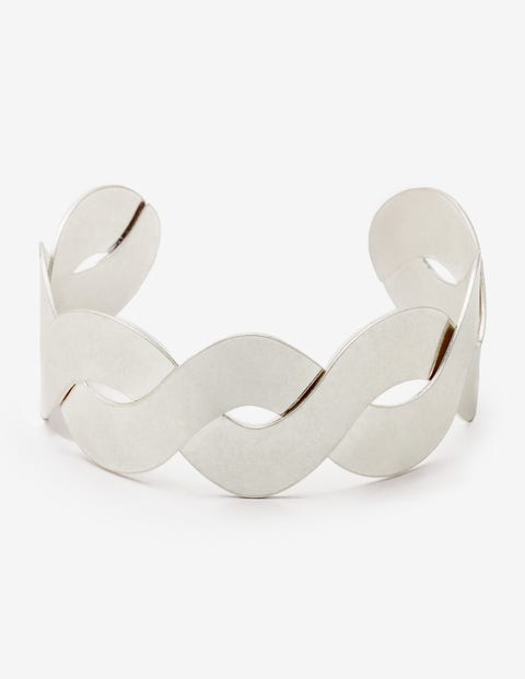 Metallic Weave Cuff - Silver Metallic Metallic Weave Cuff - Silver Metallic