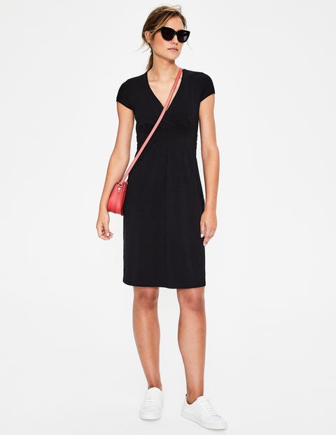 Casual Jersey Dress - Black Casual Jersey Dress - Black