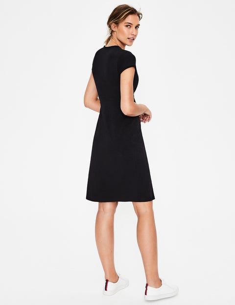 Casual Jersey Dress - Black Casual Jersey Dress - Black